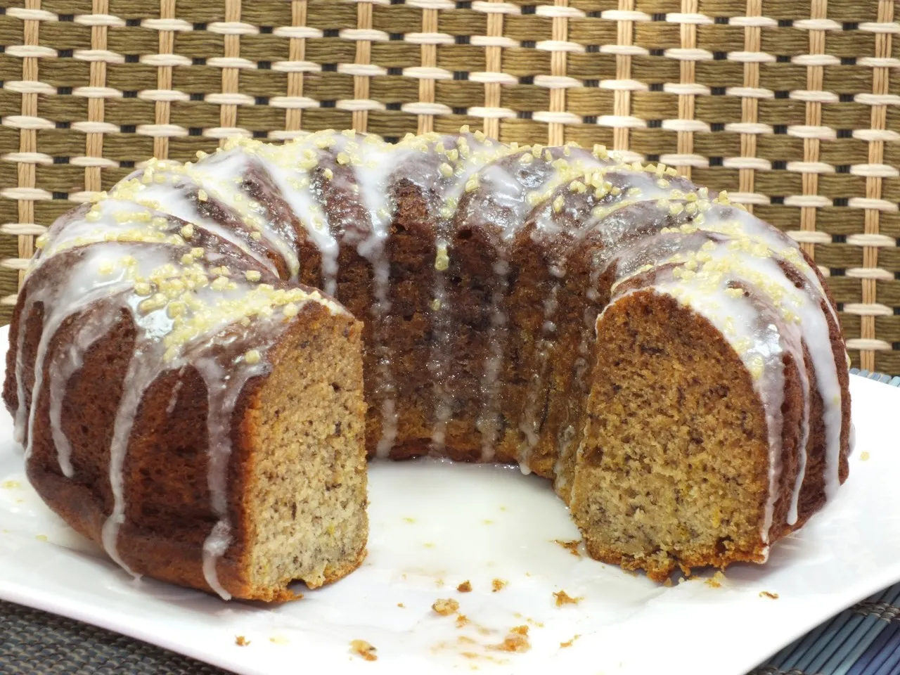 Bananowa babka z cytrynową nutką