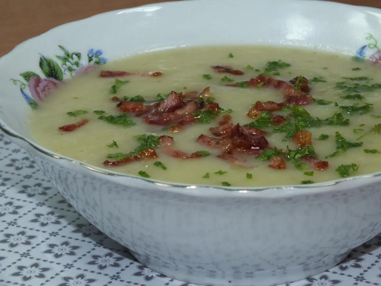 Zupa krem z kapusty pekińskiej