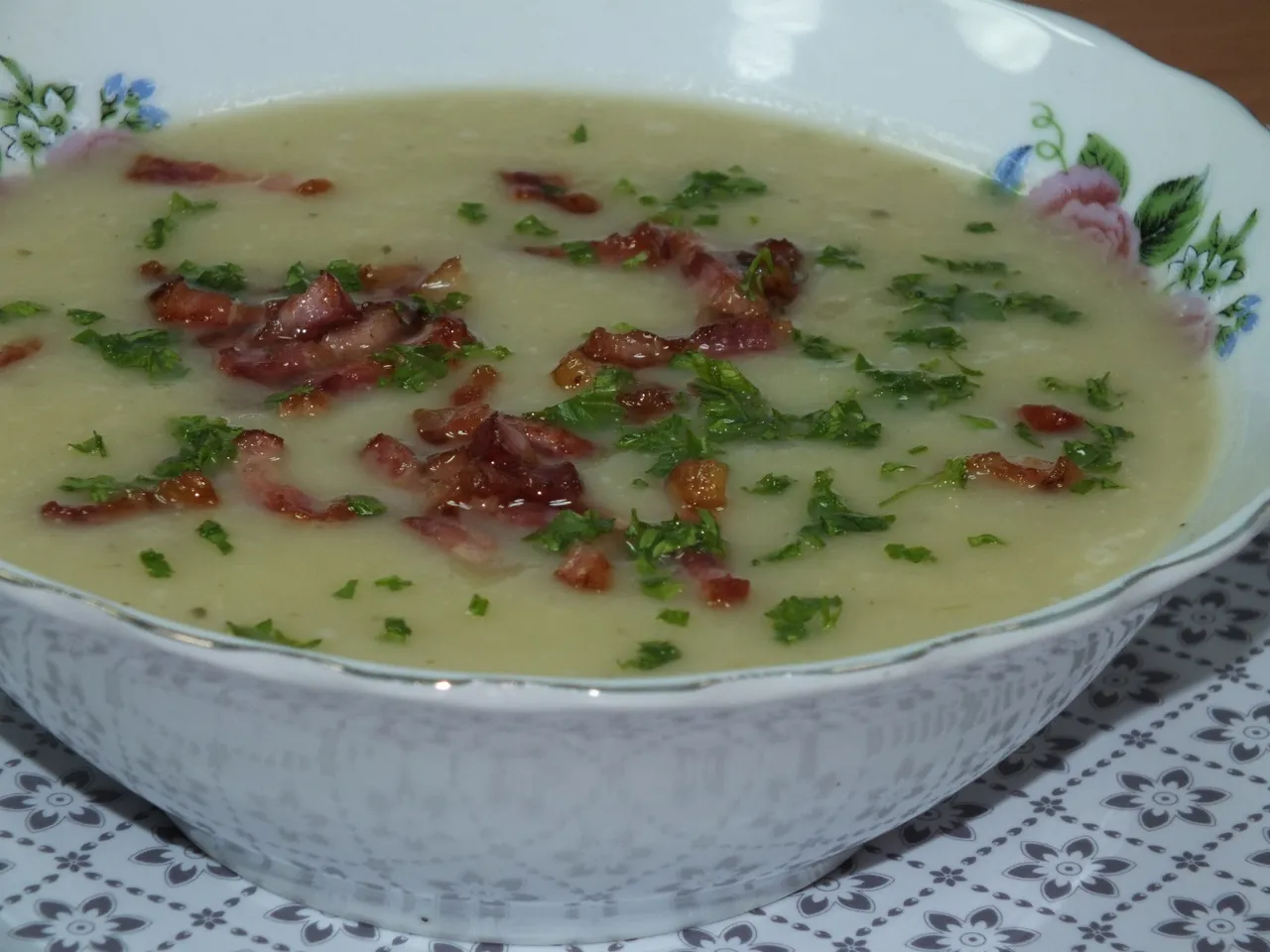 Zupa krem z kapusty pekińskiej
