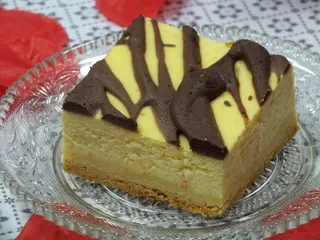 Pomarańczowy sernik z kakaową bezą - 19