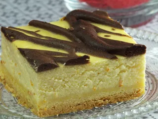 Pomarańczowy sernik z kakaową bezą - 20