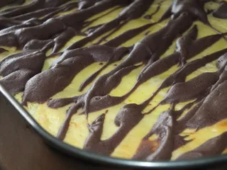 Pomarańczowy sernik z kakaową bezą - 10
