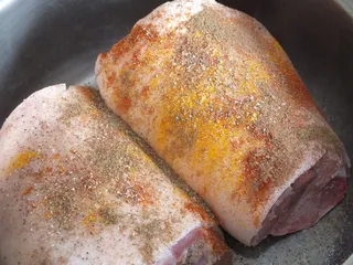 Golonka pieczona z ziemniakami i pieczarkami - 6