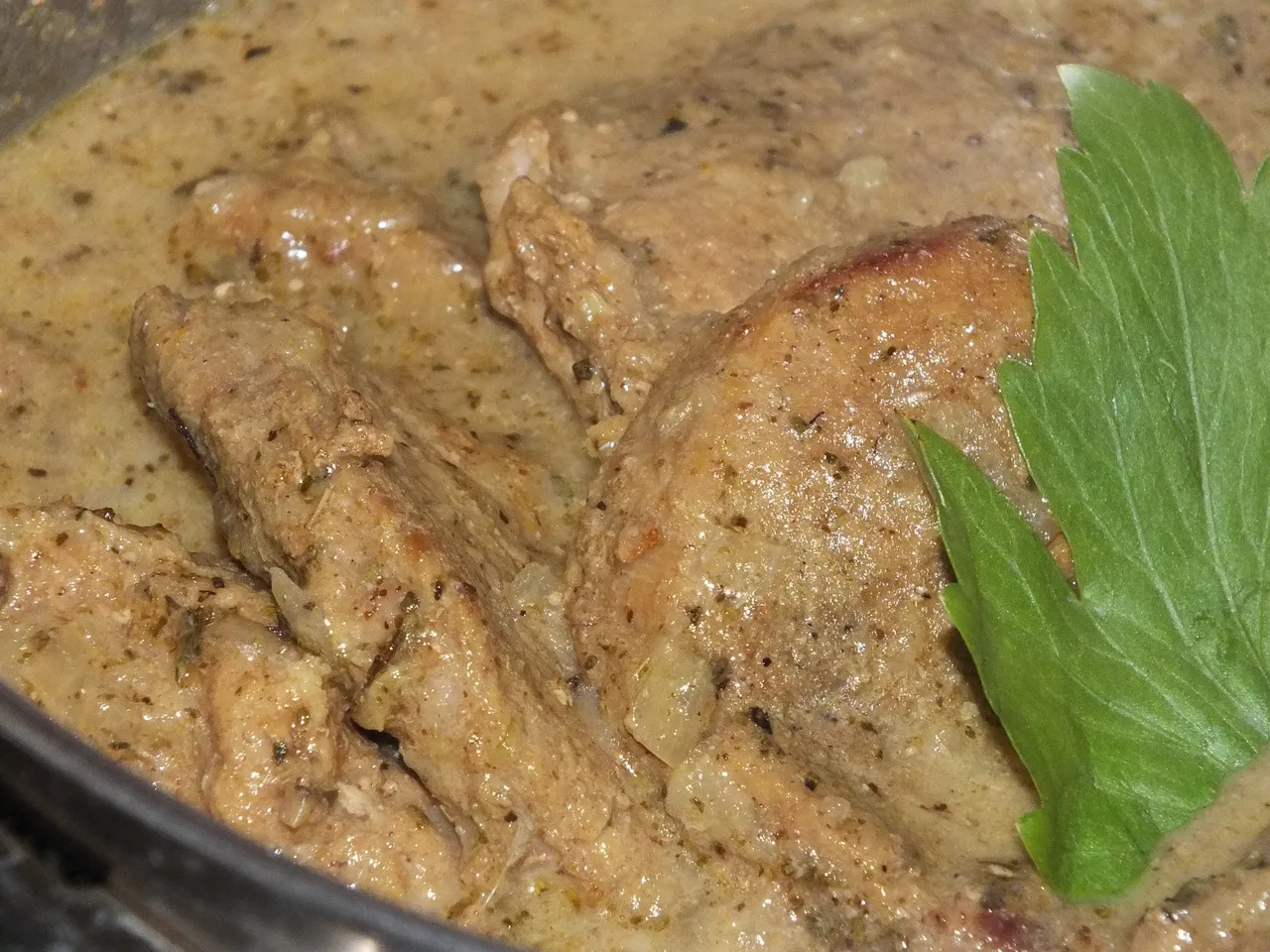 Łopatka wieprzowa w sosie curry