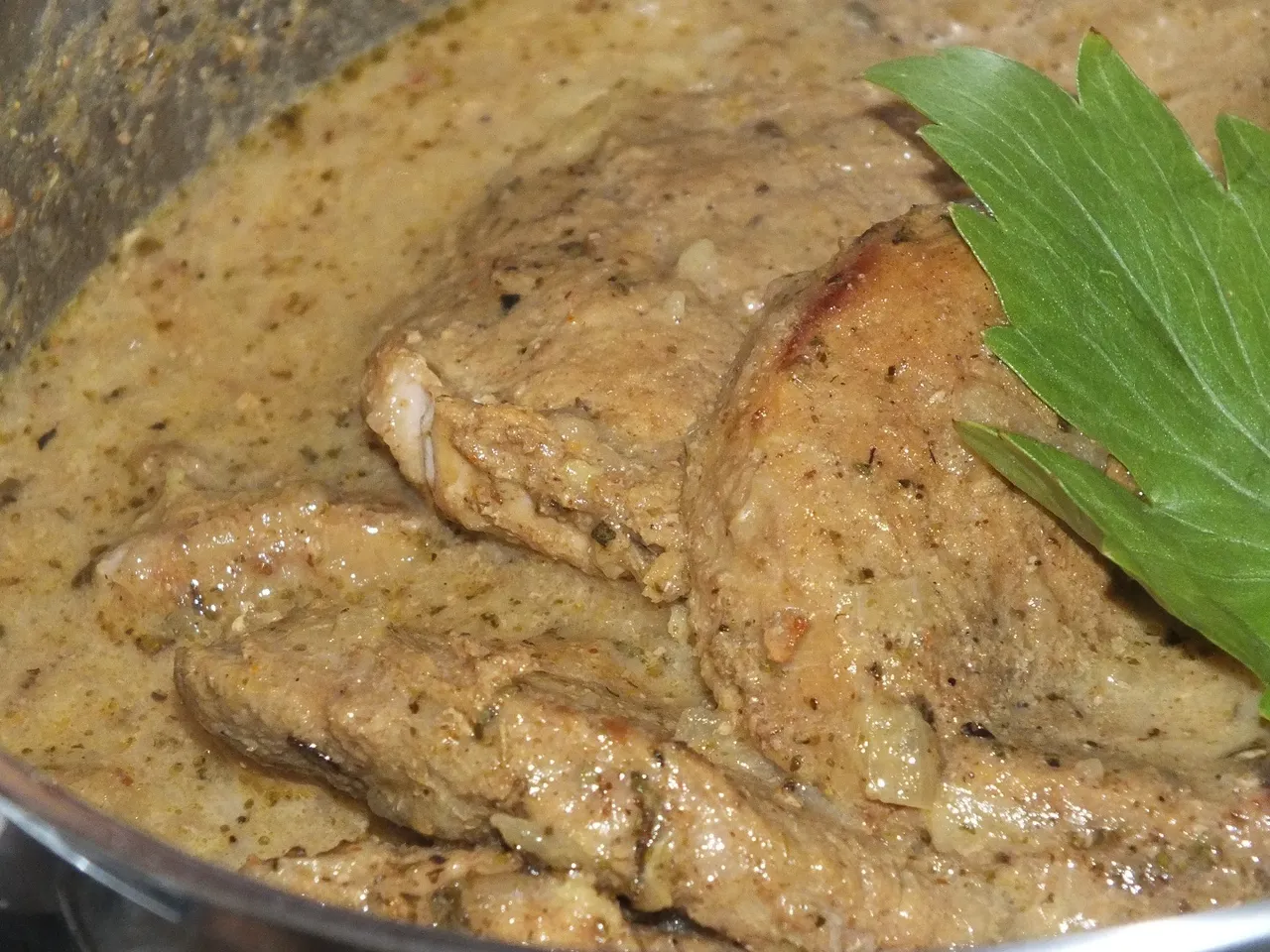 Łopatka wieprzowa w sosie curry