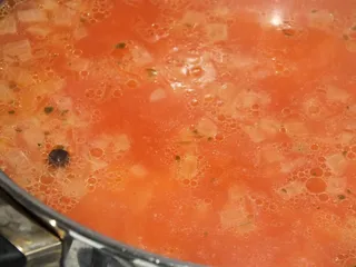 Wegetariańska zupa z botwinką i jarmużem - 7