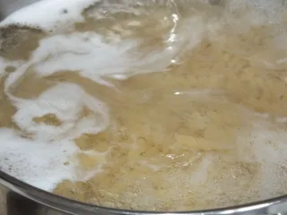 Zapiekanka makaronowo-szpinakowa z wędzonym boczkiem - 5
