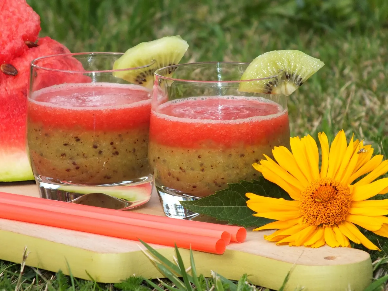 Arbuzowe smoothie z kiwi