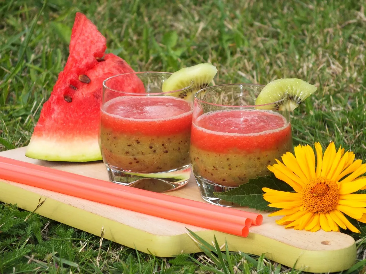 Arbuzowe smoothie z kiwi