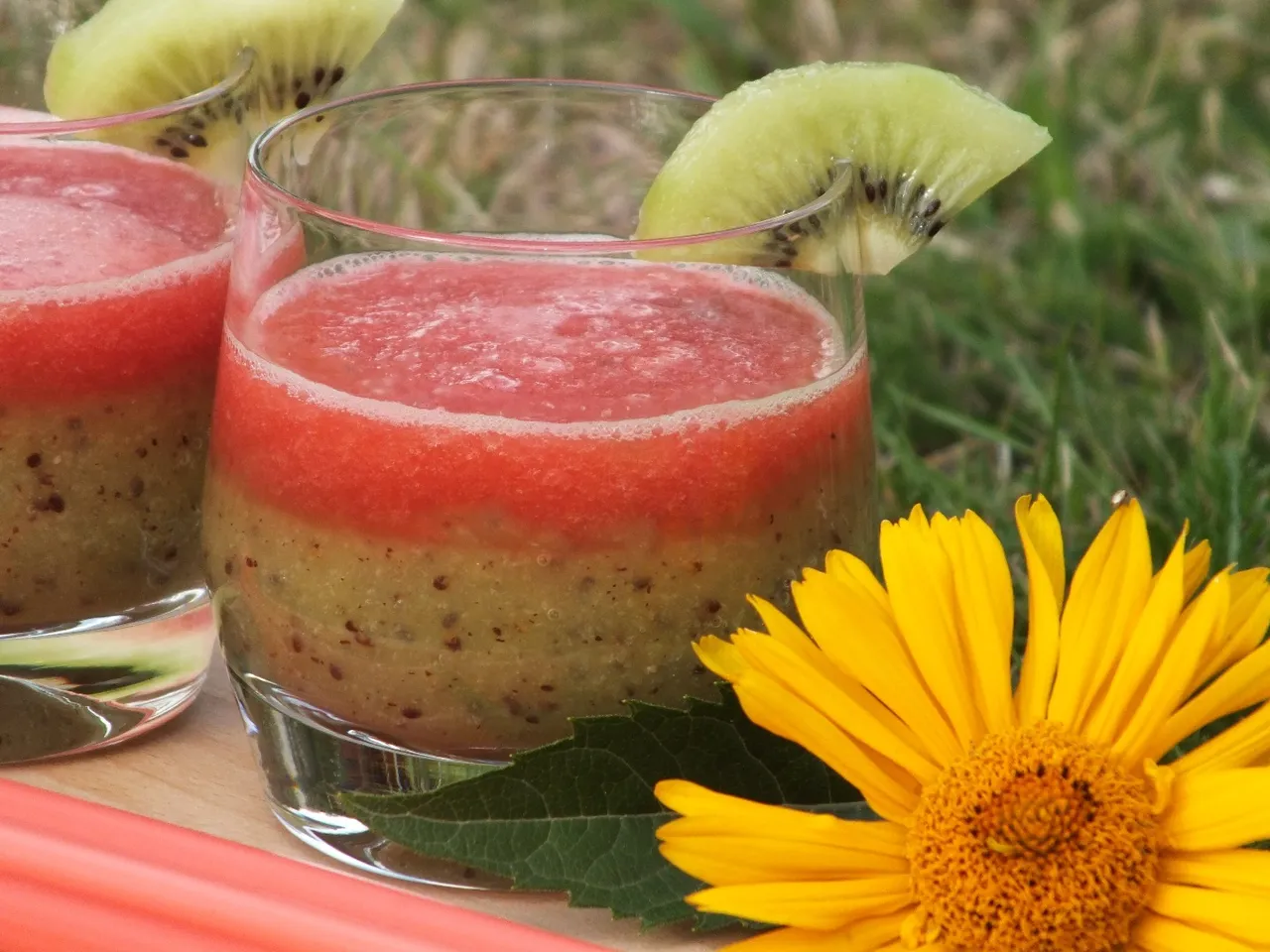 Arbuzowe smoothie z kiwi