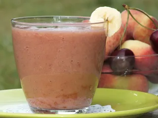 Arbuzowo-brzoskwiniowe smoothie z bananem - 8