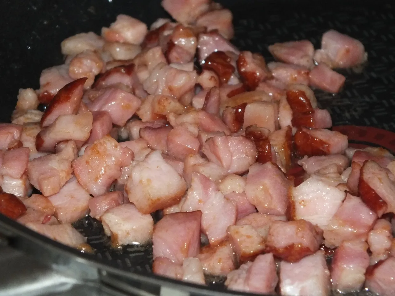 Cukinia faszerowana wędzonym boczkiem