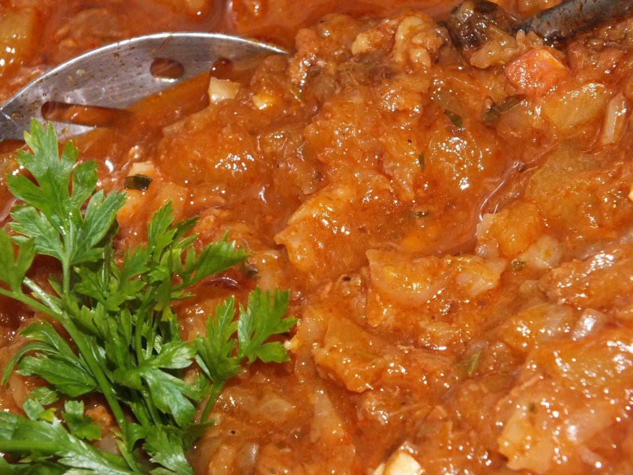 Bigos z dyni i wołowiny