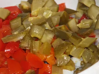 Śledzie w oleju na kolorowo - 8