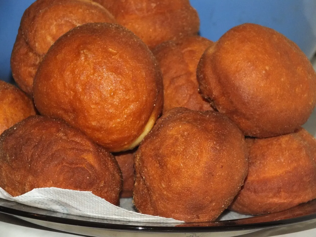 Miękkie jogurtowe pączki