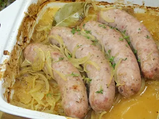 Biała kiełbasa pieczona w piwie - 3