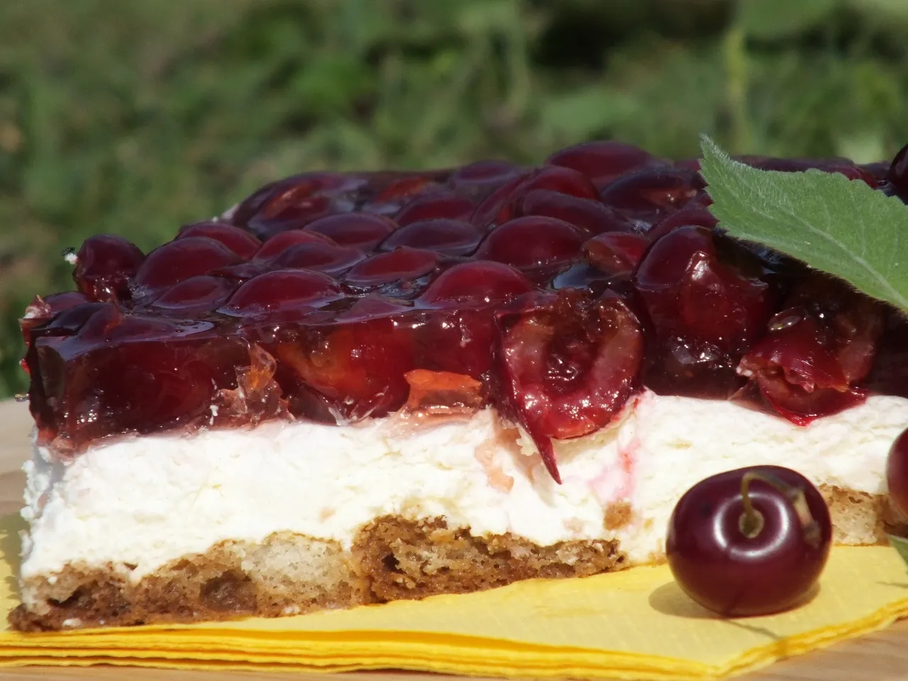 Wiśniak ze śmietanką i aromatyczną nutką kawy