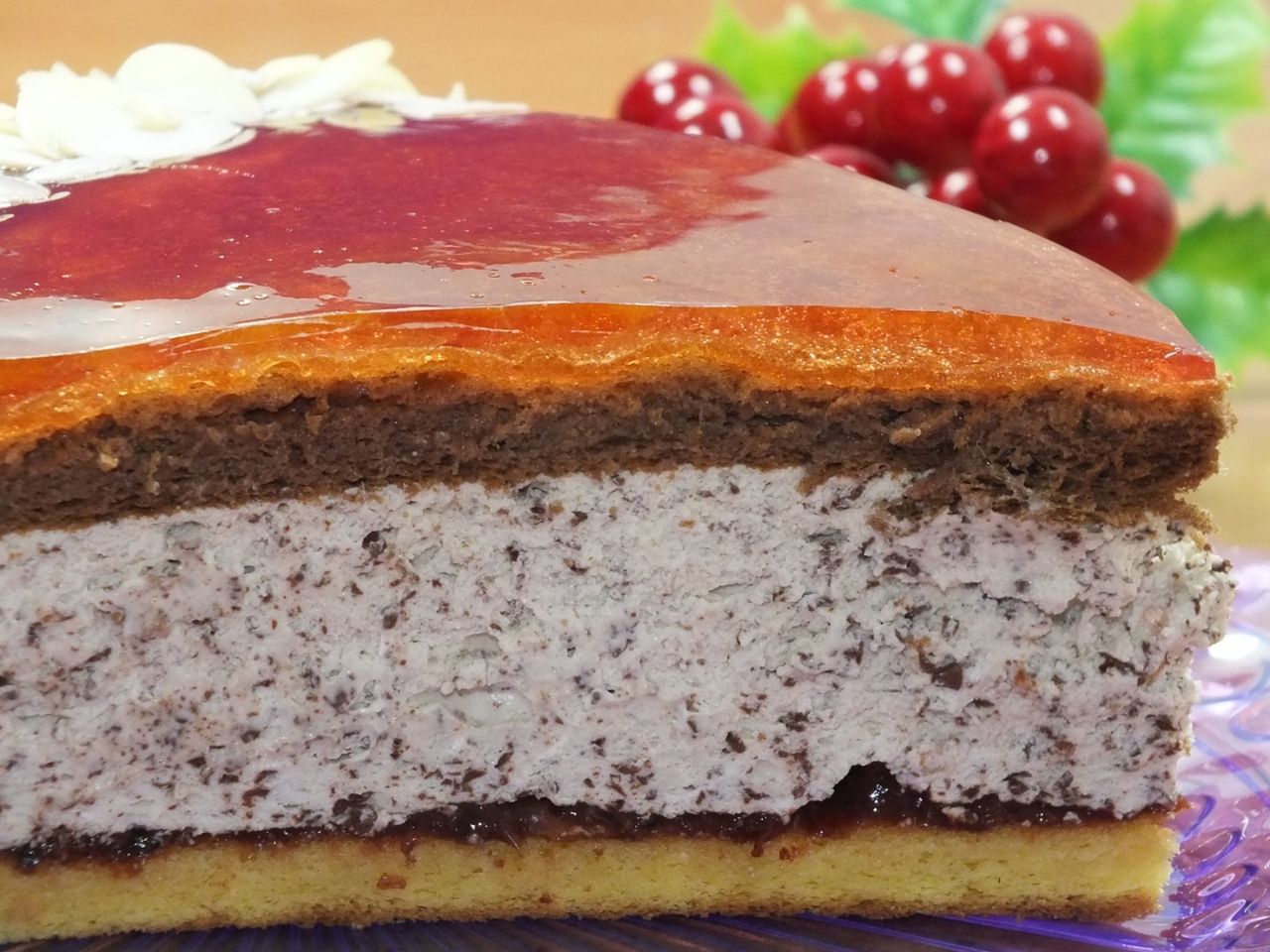 Ciasto stracciatella z galaretką