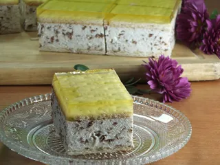 Stracciatella z galaretką bez pieczenia - 2