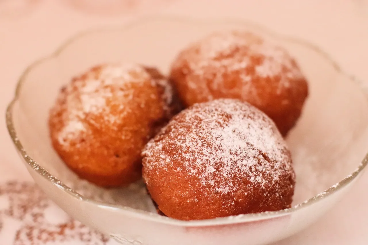 Pączki z mąki ryżowej i pszennej